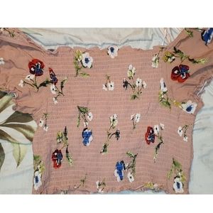 Floral Off The Shoulder Top